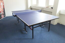 Bordtennisbord samt planter, yogabold mv.