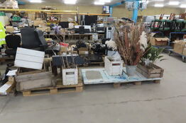 2 stk. paller med diverse brugskunst