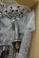 2 stk. Fadølstårne, 3 haner på hver