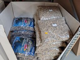 2 kasser, bl.a. filter lava