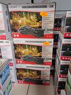 6 stk. Forlængerkabel 5 m.