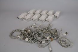 10 x Oplader til IPhone & IPad - Ubrugt