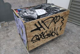 Pallekar på hjul med indhold