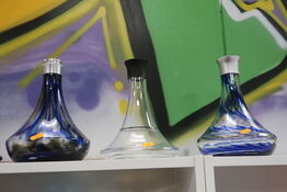 3 stk. vaser til vandpiber