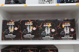 4 stk. kulvarmere LAVVA BURNER 