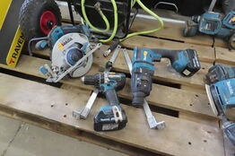 3 stk. Akku-værktøj MAKITA