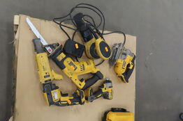 4 stk. Akku-værktøj samt el-xcellentsliber