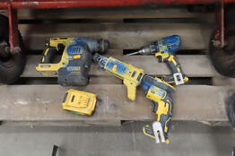 3 stk. Akku-værktøj DEWALT