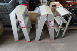3 stk. Trappestiger