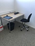 Bord + kontorstol 