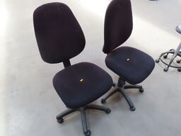 2 stk. Sorte kontorstole