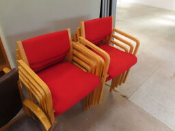 9 stk. stabelbare stole