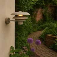 2 stk. nordlux kurnos 35 udendørs væglampe sand(ubrugt)