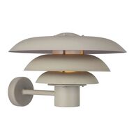 3 stk. nordlux kurnos 35 udendørs væglampe sand(ubrugt)