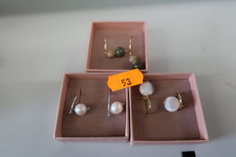 3 sæt øreringe AQUA DULCE 