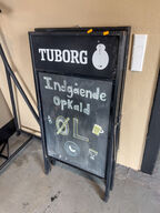 2 stk. A-skilte i træ
