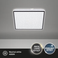 4 stk. briloner led loftslampe, 27 cm 15 w, 1800 lm, Sort(ubrugt)