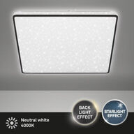 2 stk. Briloner led med stjernehimmel, 37 cm sort(ubrugt)