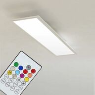3 stk. briloner led panel krom m. remote 29,5 cm(ubrugt)