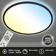 Briloner led slim cct panel 48 cm sort(ubrugt)