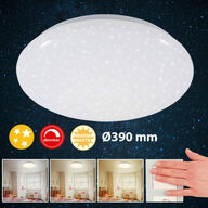 3 stk. briloner plafond starry sky step dim ø 39 cm(ubrugt)