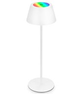 2 stk. briloner – led rgb batteridrevet bordlampe 38 cm hvid(ubrugt)