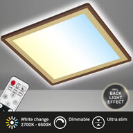 Briloner ultraflat cct-led-panel, 42 cm, brun/guld(ubrugt)