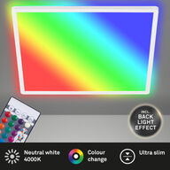 Briloner led slim rgb panel m. remote 42 cm(ubrugt)