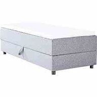 Nordisk Fjer B110 seng med opbevaring 80x200 cm lysegrå 