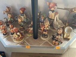 Samling Goebel Hummel figurer