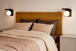 8 stk. eglo qi væglampe sort m. qi oplader(ubrugt)