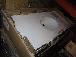 4 stk. Bordplader med integreret vask