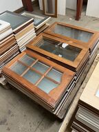 4 paller diverse blandede glaslåger