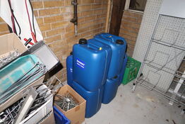 Div. Dunke med akku vand m.m.