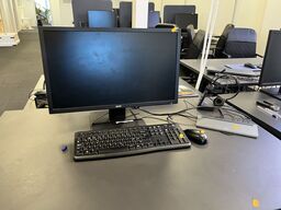 Computer m. Mus, tastetur og headset ASUS/LENOVO