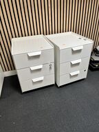 2 stk. Skuffereoler på hjul 40x44x54cm