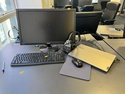 Computer m. Mus, tastetur og headset ASUS/LENOVO MP234T78