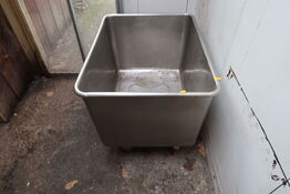 Rustfri stålopbevaringsvogn