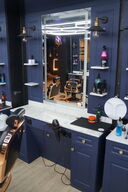 Arbejdsstation Inkl. Diverse frisørartikler