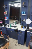 Arbejdsstation Inkl. Diverse frisørartikler