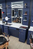 Arbejdsstation Inkl. Diverse frisørartikler