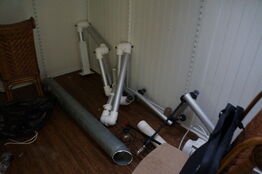 Indhold i rum af diverse udsugningsarme, m.v.