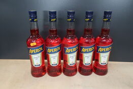 5 fl. bitter APEROL APERITIVO