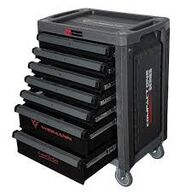 Widmann Compact one værktøjsvogn. Syv skuffer inkl. værktøj 