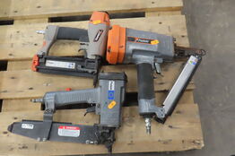 2 stk. Dykkerpistoler samt beslagsømpistol PASLODE
