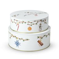 Hammershøi Christmas 2023 kagedåse Ø20+Ø22 cm