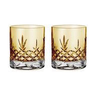 2 stk. Frederik Bagger Crispy lowball citrine glas 38 cl