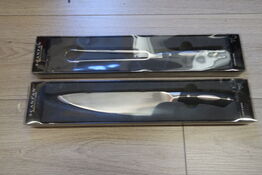 2 stk. Scanpan kniv / gaffel