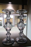 2 stk. Luna krystalstage H 29,5 cm 