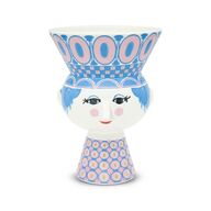 Bjørn Wiinblad Carmen vase blå 20 cm
